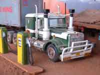 Diorama Road Train Australien