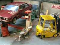 Dioramen Autowerkstatt 1:25