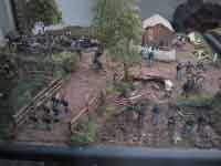 Diorama amerikanischer Bürgerkrieg