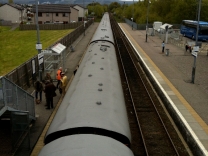 Der Royal Scotsman im Bahnhof