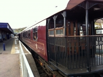 Der Royal Scotsman im Hafen von Plockton