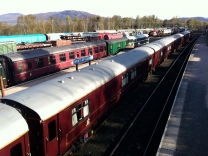 Im Bahnhof von Boat of Garten