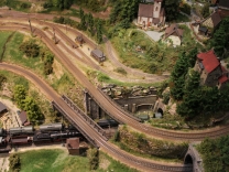 Bachmann Liliput H0 Modellbahn Schauanlage