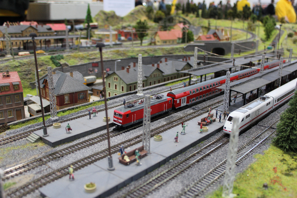 Tillig TT Modellbahn Messeanlage Modellbahn