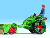 16757 Fendt Geräteträger mit Saatgutstreuer H0